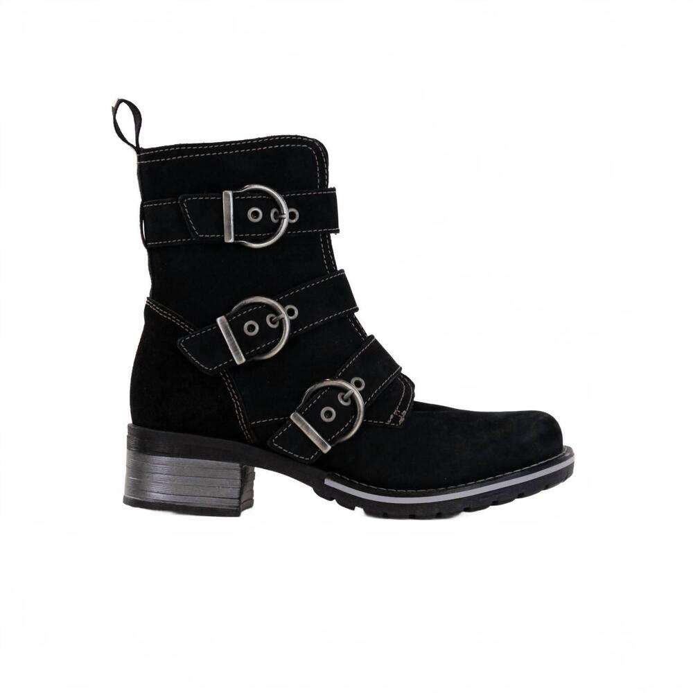 NEW DROMEDARIS women's klara boot in black
